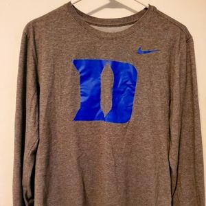 Nike Duke long sleeve t-shirt gray size Large